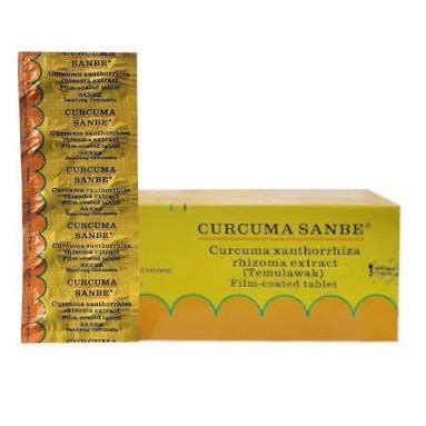 Jual Vitamin Suplement Makanan Curcuma Sanbe Tablet Strip Kota