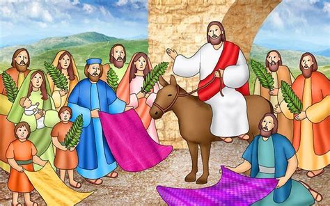 Jesus Enters Jerusalem Riding A Colt Catholic Courier