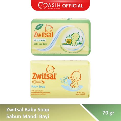 Jual Zwitsal Baby Sabun Batang Classic Soap Bar Rich Honey 70gr