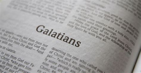 Galatians Complete Bible Book Chapters And Summary New