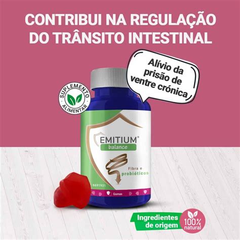 Emitium Balance Suplemento Regulador De Intestino Natural