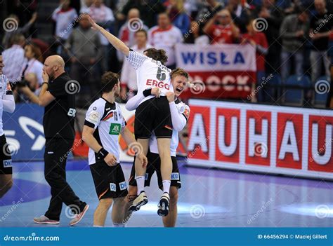 EHF EURO 2016 Germany Spain Final Editorial Stock Image Image Of