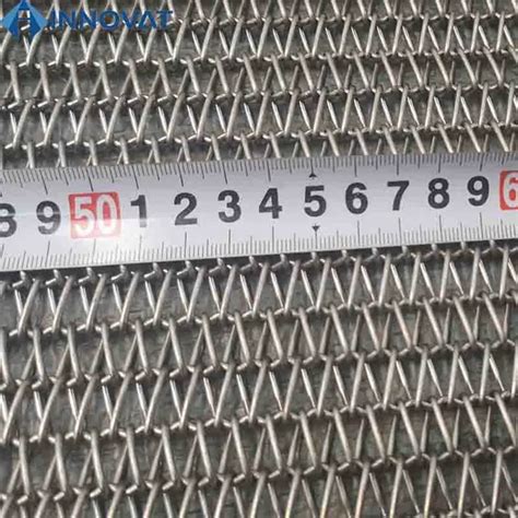 Balanced Weave Conveyor Belts Wide Spiral Link Belts Constructed Of