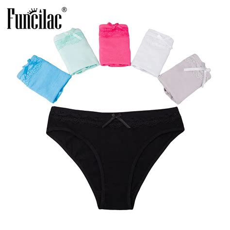 FUNCILAC ropa interior sin costuras para mujer bragas de algodón