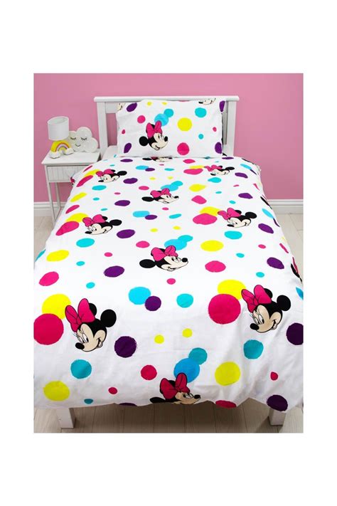 Bedding Minnie Mouse Duvet Cover And Pillowcase Set Disney