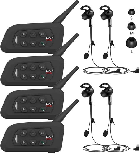 GaiRen Auriculares de árbitro, sistema de comunicación con auriculares