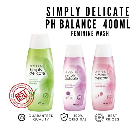 Avon SIMPLY DELICATE PH Balanced Feminine Washes 400ml | Shopee Philippines