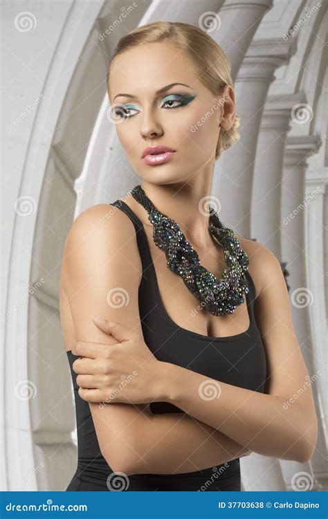 Femme Blonde Sexy De Mode Photo Stock Image Du Caucasien