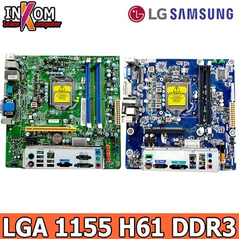 Jual Mobo Mainboard Intel Socket LGA 1155 H61 OEM Onboard DDR3 Shopee