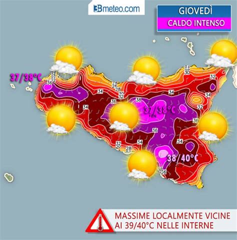 Meteo Sicilia Ulteriore Rinforzo Dell Anticiclone Africano Fino A