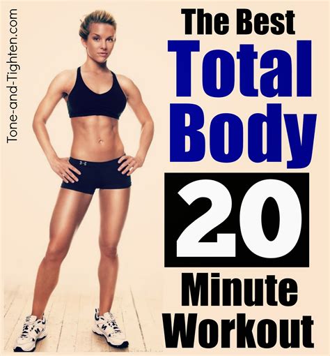 20 Minute Total Body Workout | Tone and Tighten