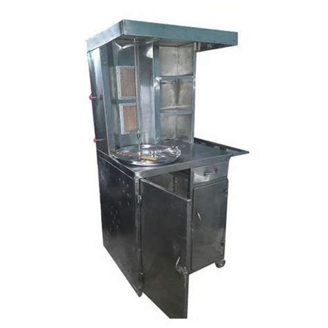 Silver Stainless Steel Electric Shawarma Machine, For Hotel at Rs 22000 ...