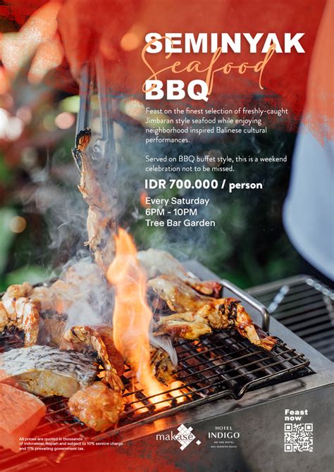 Seminyak Seafood Bbq Tree Bar Garden Hotel Indigo Bali Seminyak Beach