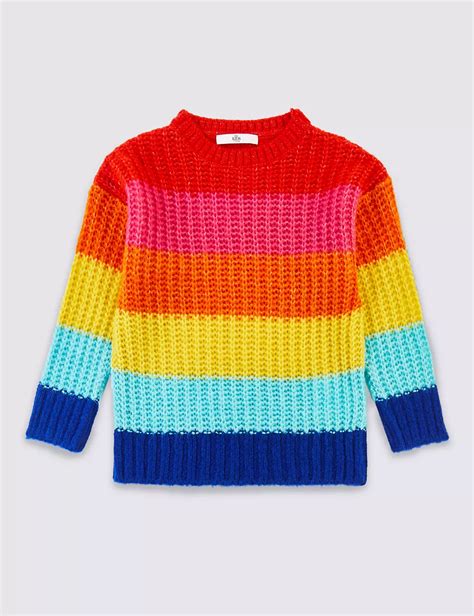 Rainbow Striped Jumper 3 16 Years Mands