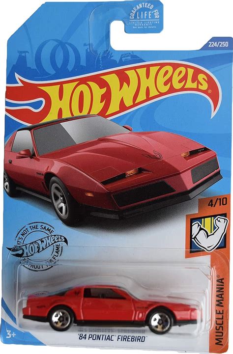 Hot Wheels 84 Pontiac Firebird Rojo 224250 Muscle Mania 410 Yaxa Store