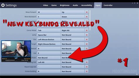 How To Be A Pro Player Tfues Keybinds Revealed Fortnite Funny