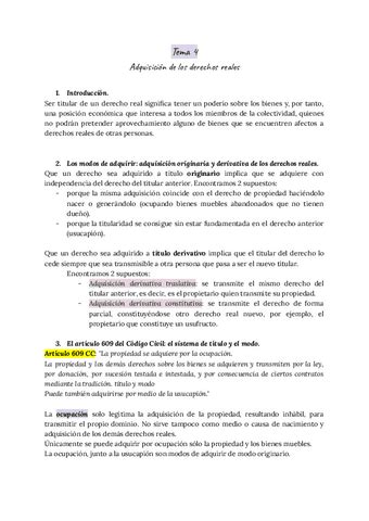 Tema Derechos Reales Pdf