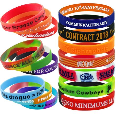 Custom Print Promotional Gift Religious Silicon Wristband Rubber LED