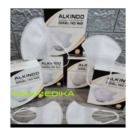 Jual Masker Duckbill 3 Ply Warna Pilihan Putih Dan Hitam Harga Per Box