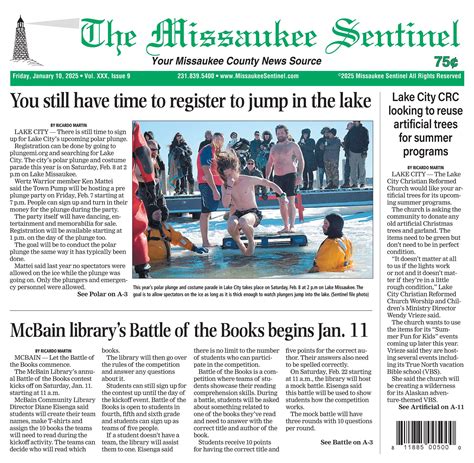 Local News Coverage from the Missaukee Sentinel 34
