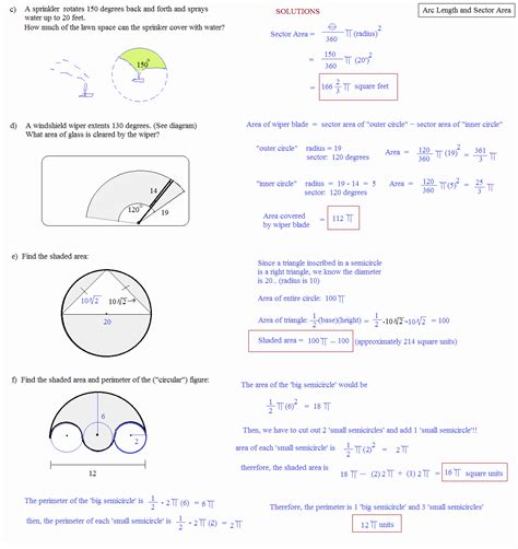 Degrees Of A Circle Worksheet