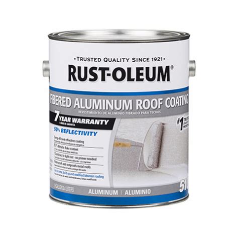 Rust Oleum Series Roof Coating Bright Aluminum Gal Liquid