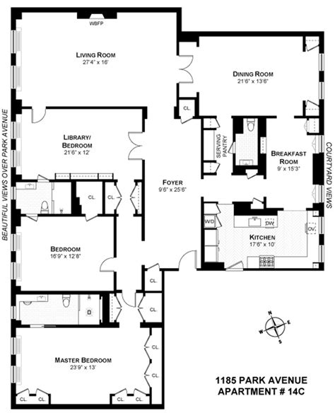 575 Park Avenue 1102 New York Ny 10065 Sales Floorplans Property