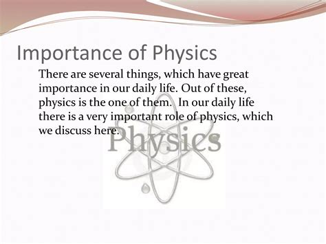 Physics In Daily Life 5