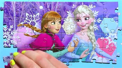 FROZEN Disney Puzzle Games Toys Learning Activities Rompecabezas Jigsaw