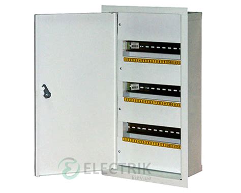 Корпус e.mbox.stand.w.48.z металлический, под 48 мод., встраиваемый, с ...