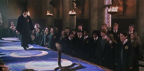 Harry Potter and the Chamber of Secrets - Dueling Club - Harry talks to ...