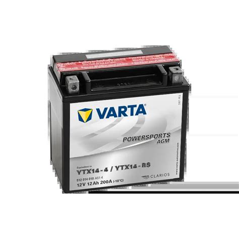 Varta Ytx Ytx Bs Motorcycle Battery Varta Ah V