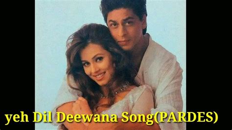 Yeh Dil Deewana Pardes Movie L Sonu Nigam L Hema Sardesai Shankar