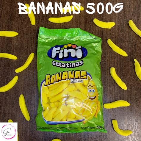 Bananas Fini Meio Kilo 500g Shopee Brasil