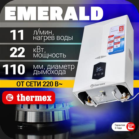 Водонагреватель THERMEX E 22 MD газовый проточный бытовой - купить с ...