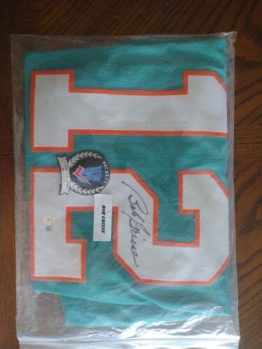 Bob Griese 12 Miami Dolphins Custom Jersey Auto Signed Beckett