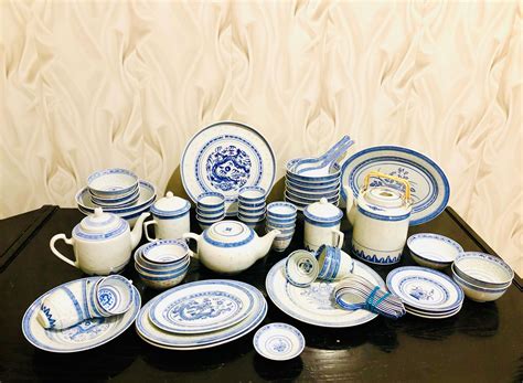 Винтаж: Сервиз Китайский Рисовый Фарфор купить в интернет-магазине ...