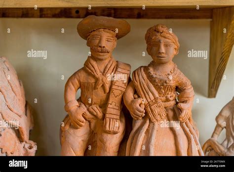 Statues In The Pottery Studio Of Don Jose Garcia Known As The Blind