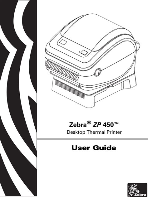 Zebra Zp 450 Users Manual