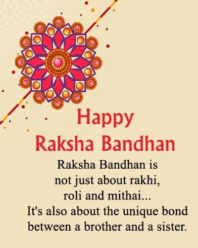 rakhi messages wishes quotes  brother  sister artofit