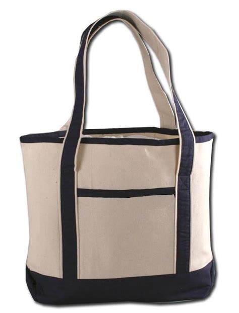 Medium Size Heavy Canvas Deluxe Tote Bag Canvas Beach Bags