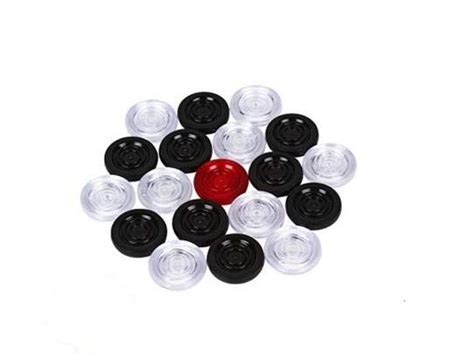 Crystal Carrom Board Coins Plastic Carrom Coin Pack Of 20 Etsy