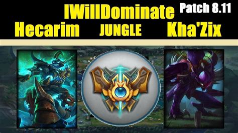 Iwilldominate Hecarim Vs Kha Zix Hecarim Jungle Challenger