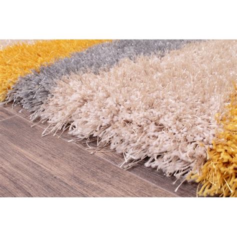 Ebern Designs Ani Boston Shaggy Ochre Rug Wayfair Co Uk