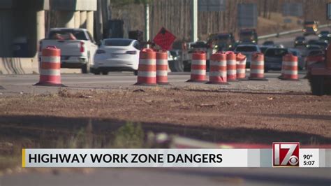 Ncdot Urges Drivers To Be Careful Around Work Zones As New Data Shows