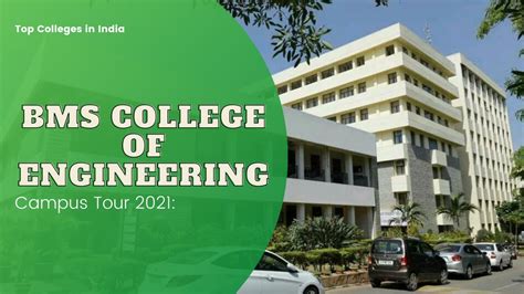 Bms College Of Engineering Bangalore Campus Tour 2021 Youtube