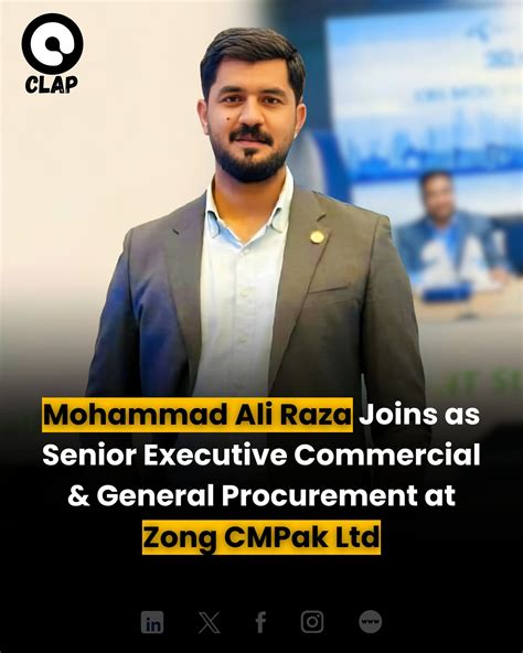clap pakistan mohammad ali raza  joined zong cmpak facebook