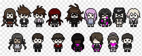 Danganronpa V3 Killing Harmony Pixel Art Sprite Direct Head Cartoon