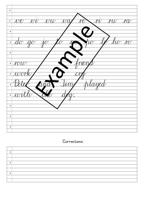 Cursive Handwriting Book Teacha