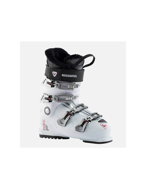 Chaussures De Ski Neuves Rossignol Pure Comfort 60 White Grey 2024